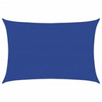 Vidaxl zonnezeil 160 g m² rechthoekig 4x5 m hdpe blauw