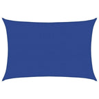Vidaxl zonnezeil 160 g m² rechthoekig 5x6 m hdpe blauw