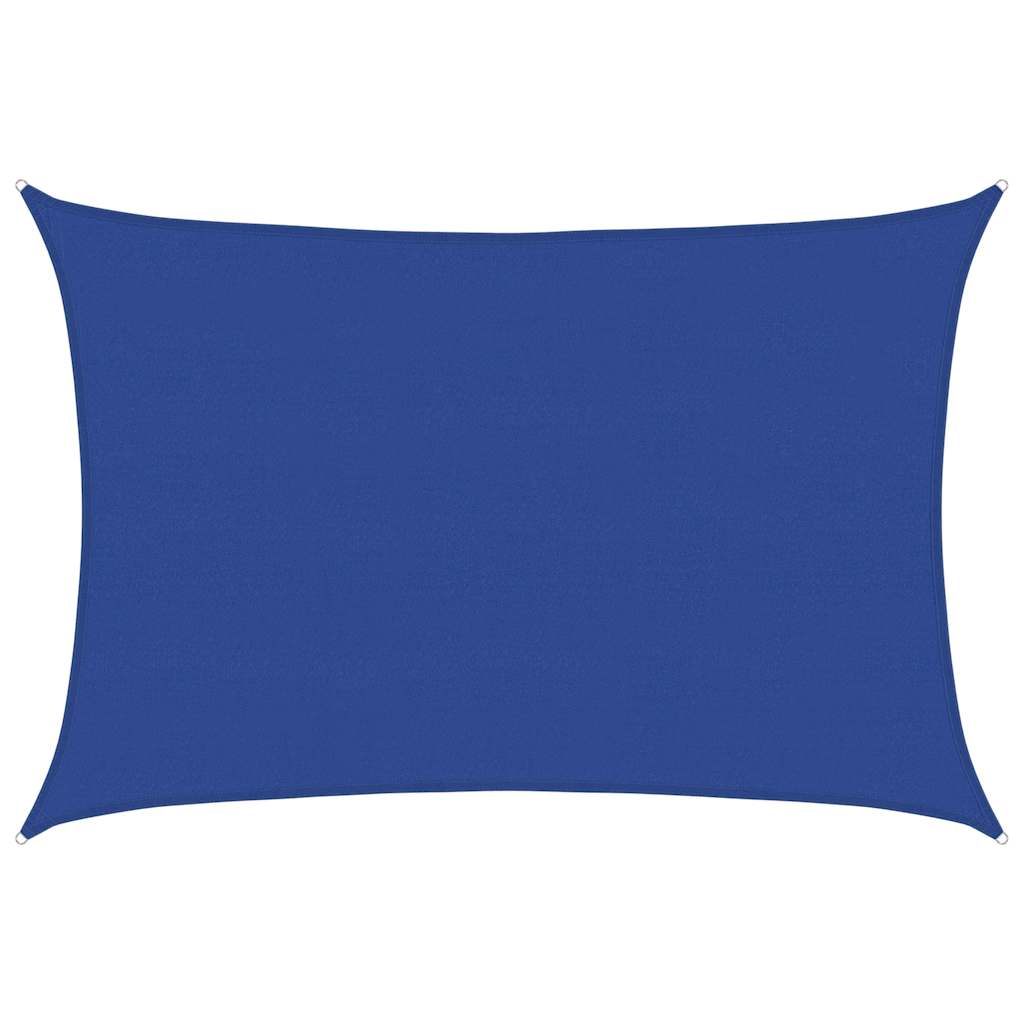 Vidaxl zonnezeil 160 g m² rechthoekig 5x7 m hdpe blauw