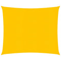 VidaXL Zonnezeil 160 g m² 2x2 m HDPE geel