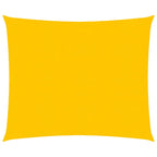 VidaXL Zonnezeil 160 g m² 2x2 m HDPE geel