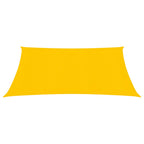 VidaXL Zonnezeil 160 g m² 2x2 m HDPE geel