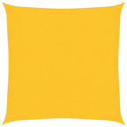 Vidaxl zonnezeil 160 g m² 2,5x2,5 m hdpe geel