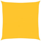 Vidaxl zonnezeil 160 g m² vierkant 4,5x4,5 m hdpe geel