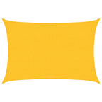Vidaxl zonnezeil 160 g m² rechthoekig 2x2,5 m hdpe geel