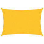 Vidaxl zonnezeil 160 g m² rechthoekig 2x3 m hdpe geel