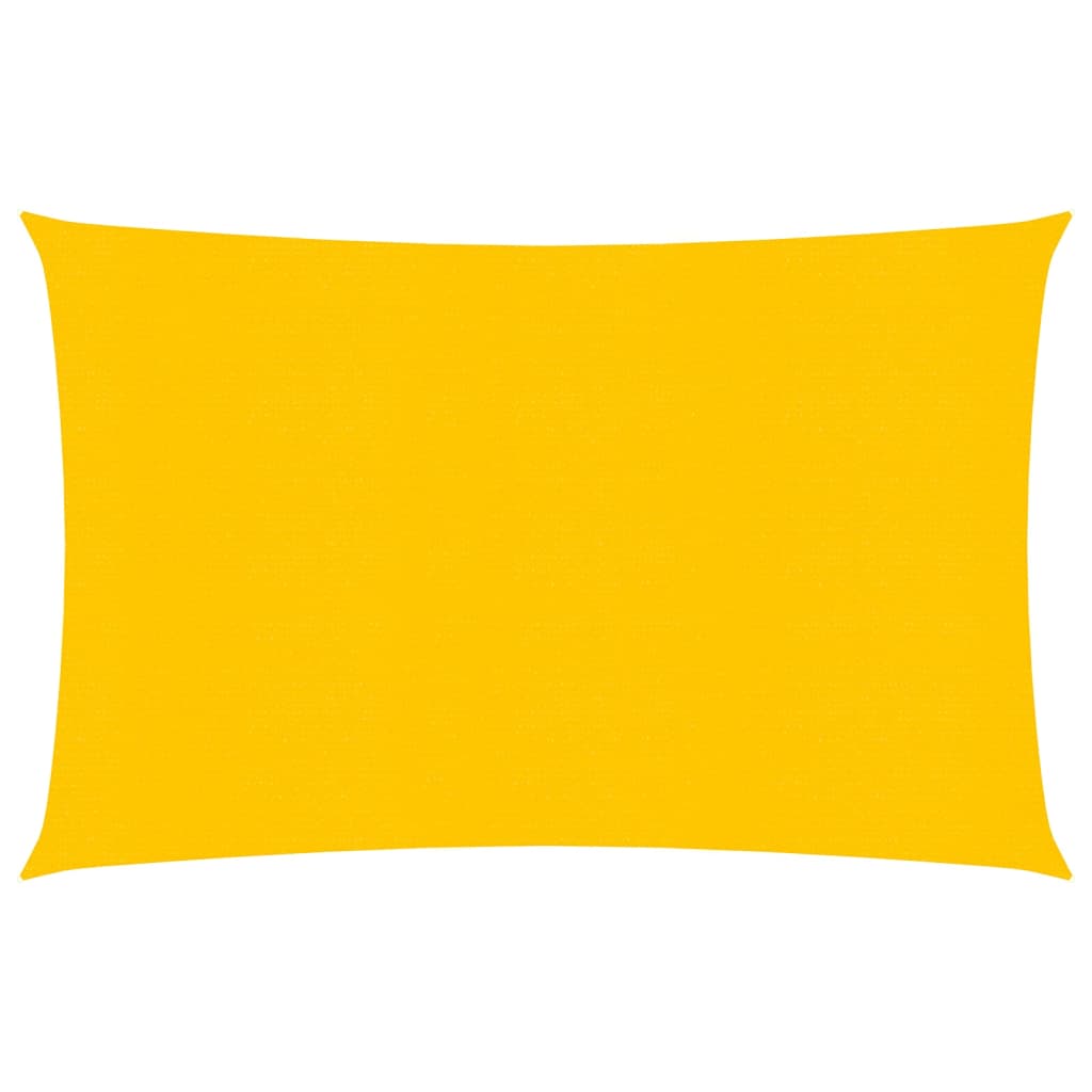 Vidaxl zonnezeil 160 g m² 2,5x4 m hdpe geel
