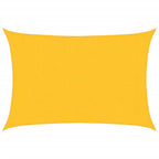 Vidaxl zonnezeil 160 g m² 3x4 m hdpe geel