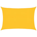 Vidaxl zonnezeil 160 g m² 3x5 m hdpe geel