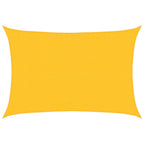 Vidaxl zonnezeil 160 g m² rechthoekig 3,5x5 m hdpe geel