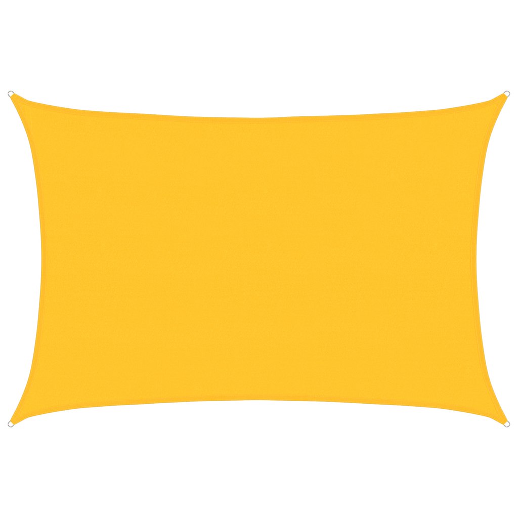 Vidaxl zonnezeil 160 g m² rechthoekig 5x7 m hdpe geel