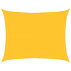 Vidaxl zonnezeil 160 g m² rechthoekig 6x8 m hdpe geel