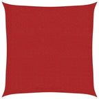 Vidaxl zonnezeil 160 g m² 2x2 m hdpe rood