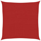 Vidaxl zonnezeil 160 g m² 3,6x3,6 m hdpe rood