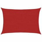 Vidaxl zonnezeil 160 g m² 2x3 m hdpe rood