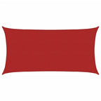 Vidaxl zonnezeil 160 g m² 2x3,5 m hdpe rood