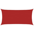 Vidaxl zonnezeil 160 g m² 2x4 m hdpe rood