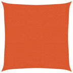 Vidaxl zonnezeil 160 g m² 2,5x2,5 m hdpe oranje