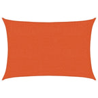 Vidaxl zonnezeil 160 g m² 2x2,5 m hdpe oranje