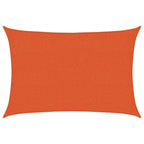 Vidaxl zonnezeil 160 g m² 2x3 m hdpe oranje