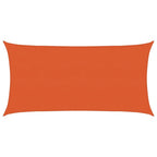 Vidaxl zonnezeil 160 g m² 2x3,5 m hdpe oranje