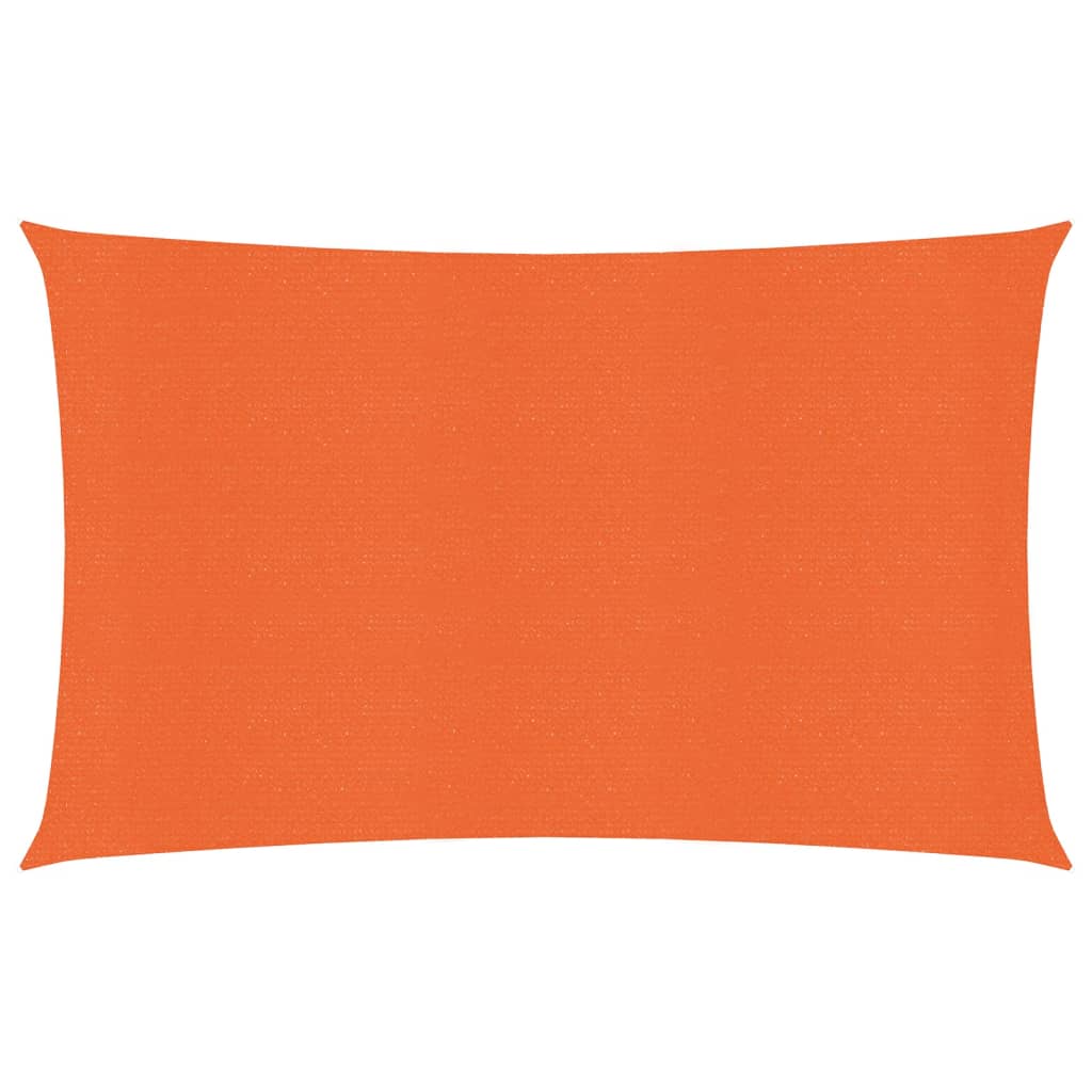Vidaxl zonnezeil 160 g m² 2x4,5 m hdpe oranje