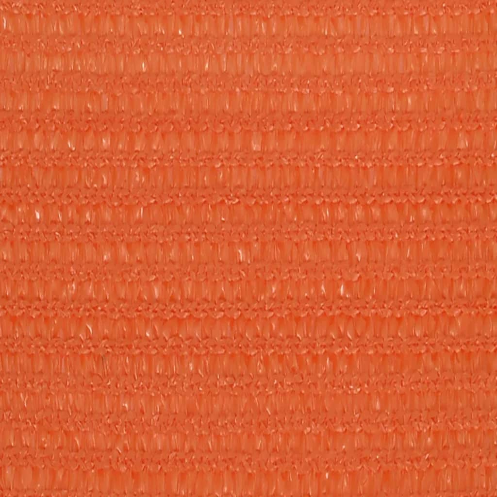 Vidaxl zonnezeil 160 g m² 2x4,5 m hdpe oranje