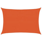 Vidaxl zonnezeil 160 g m² 3x4 m hdpe oranje
