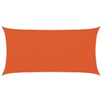 Vidaxl zonnezeil 160 g m² rechthoekig 3x6 m hdpe oranje