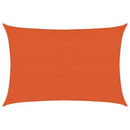 Vidaxl zonnezeil 160 g m² 3,5x4,5 m hdpe oranje