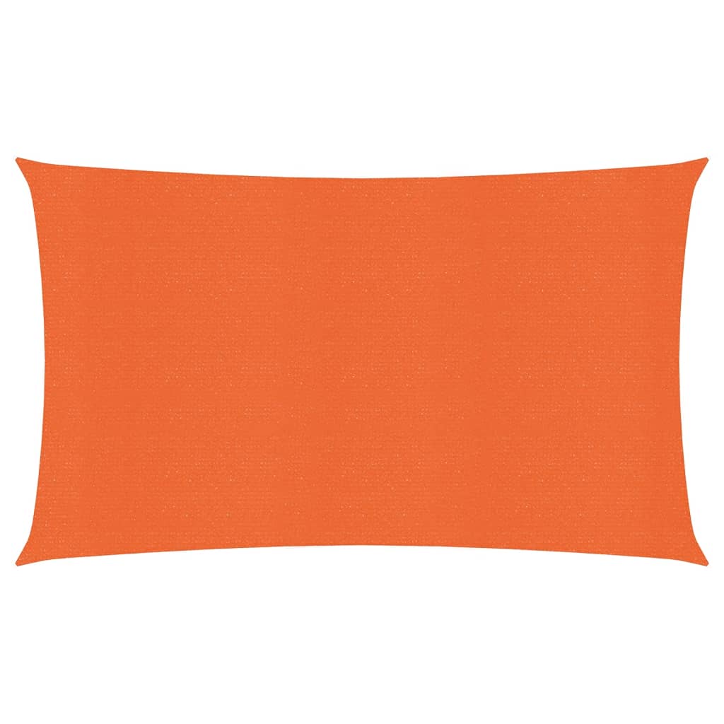 Vidaxl zonnezeil 160 g m² rechthoekig 4x7 m hdpe oranje