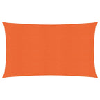 Vidaxl zonnezeil 160 g m² rechthoekig 4x7 m hdpe oranje