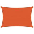 Vidaxl zonnezeil 160 g m² rechthoekig 5x7 m hdpe oranje