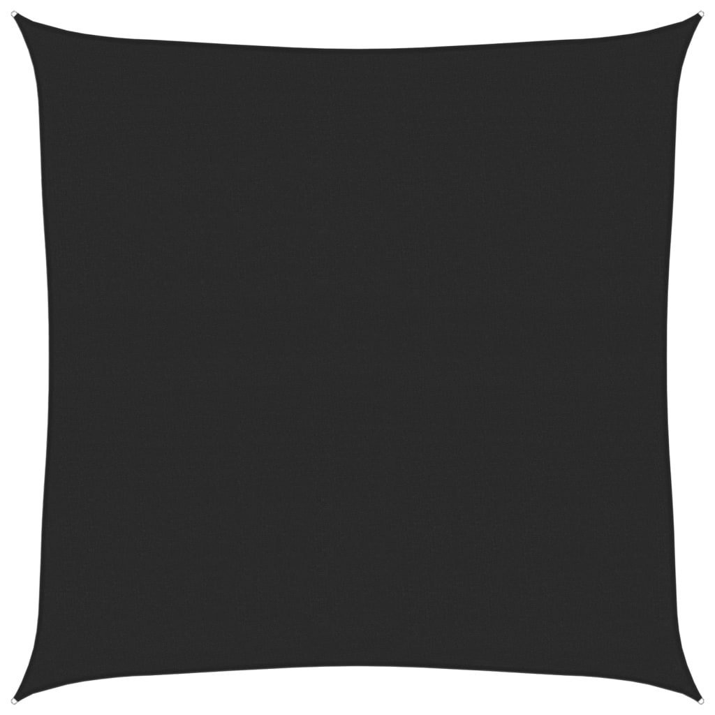 Vidaxl zonnezeil 160 g m² 5x5 m hdpe zwart