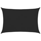 Vidaxl zonnezeil 160 g m² 2x2,5 m hdpe zwart