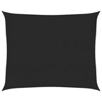 Vidaxl zonnezeil 160 g m² 2,5x3 m hdpe zwart