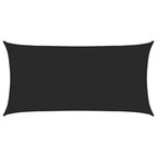 Vidaxl zonnezeil 160 g m² 2,5x5 m hdpe zwart