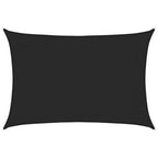 Vidaxl zonnezeil 160 g m² 3x4,5 m hdpe zwart