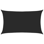 Vidaxl zonnezeil 160 g m² 5x8 m hdpe zwart