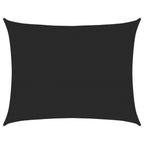 Vidaxl zonnezeil 160 g m² 6x7 m hdpe zwart