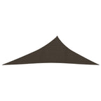 VidaXL Zonnezeil 160 g m² 3x4x5 m HDPE bruin