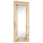 Vidaxl spiegel handgesneden 110x50x2,6 cm massief mangohout