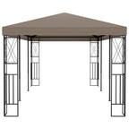 VidaXL Prieel 6x3 m stof taupe
