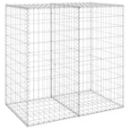 Vidaxl schanskorfmuur met deksels 100x60x100 cm gegalvaniseerd staal