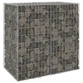Vidaxl schanskorfmuur met deksels 100x60x100 cm gegalvaniseerd staal