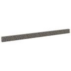 VidaXL Schanskorfmuur met deksels 900x30x50 cm gegalvaniseerd staal
