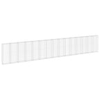 VidaXL Schanskorfmuur met deksels 900x30x150 cm gegalvaniseerd staal