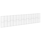 VidaXL Schanskorfmuur met deksels 900x30x200 cm gegalvaniseerd staal