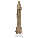 Vidaxl vervangingsdoek voor parasol 515 cm taupe