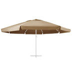 Vidaxl vervangingsdoek voor parasol 600 cm taupe